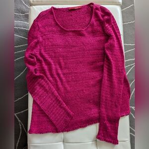 Narcisco Rodriguez Berry Sequin Sweater
